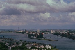 Vue sur Amsterdam depuis le Adam lookout